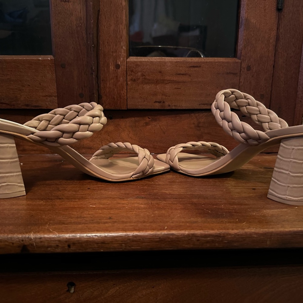 Dolce Vita Braided Nude Tan Heels